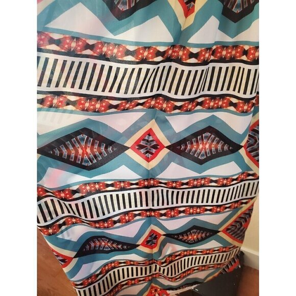 Xoxo Dress‎ Women's Juniors Size Small Tribal Print Maxi Lined Padded Bra NWT - Picture 12 of 14